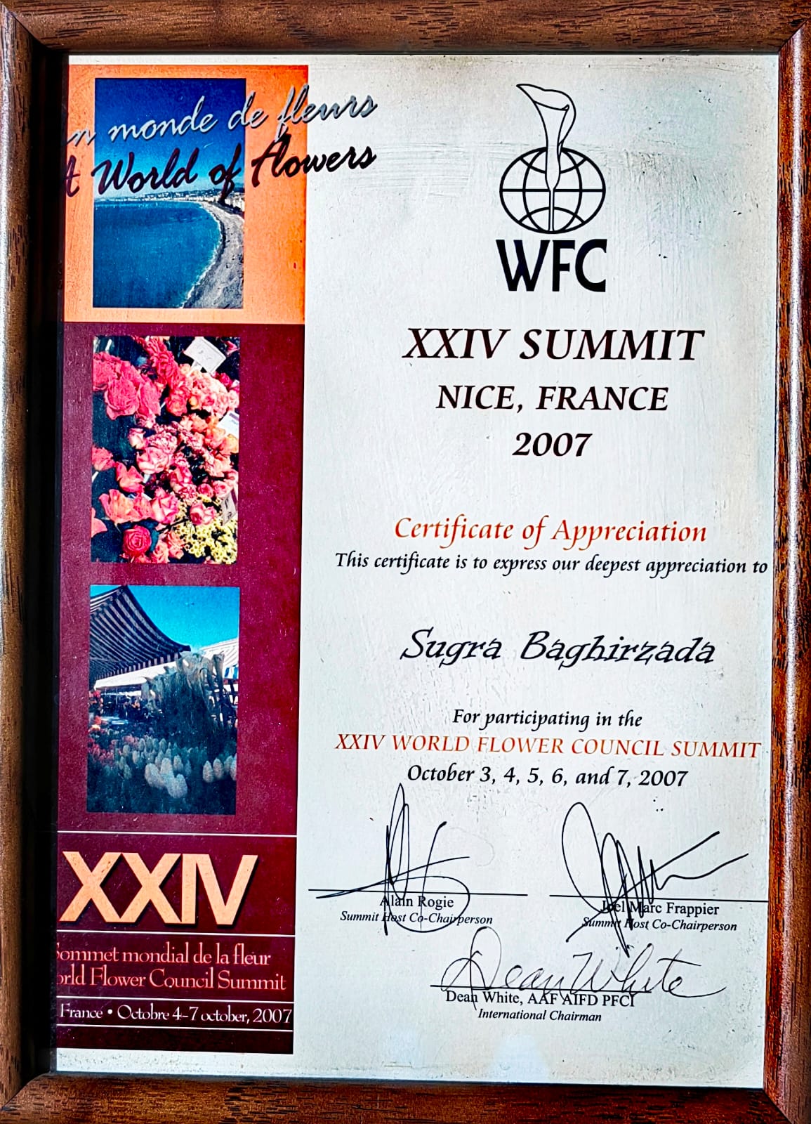 WFC, XXIV SUMMIT, NICE FRANCE